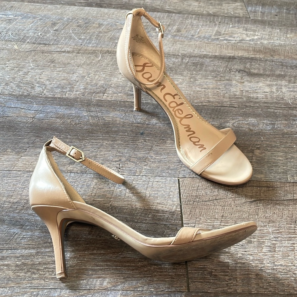 Sam Edelman nude stiletto heels